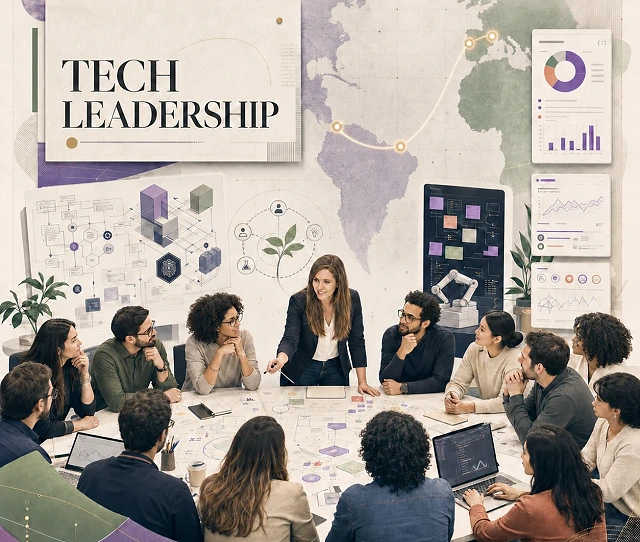 Liderazgo tecnológico con visión de negocio