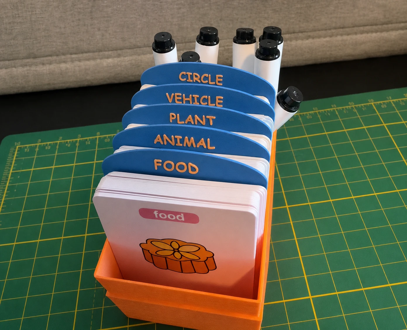Separadores para las tarjetas del robot dibujador