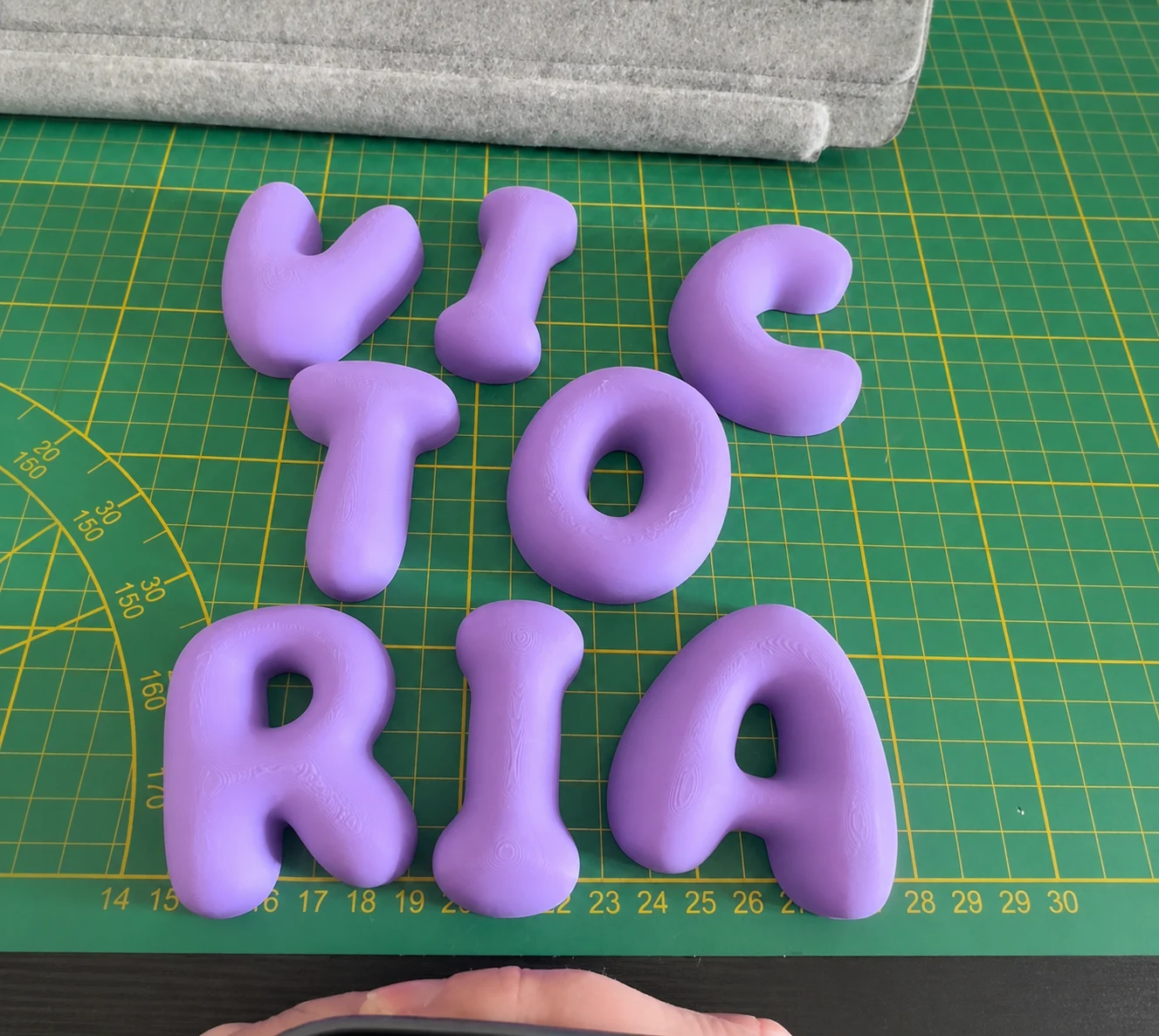 Letras burbuja personalizadas