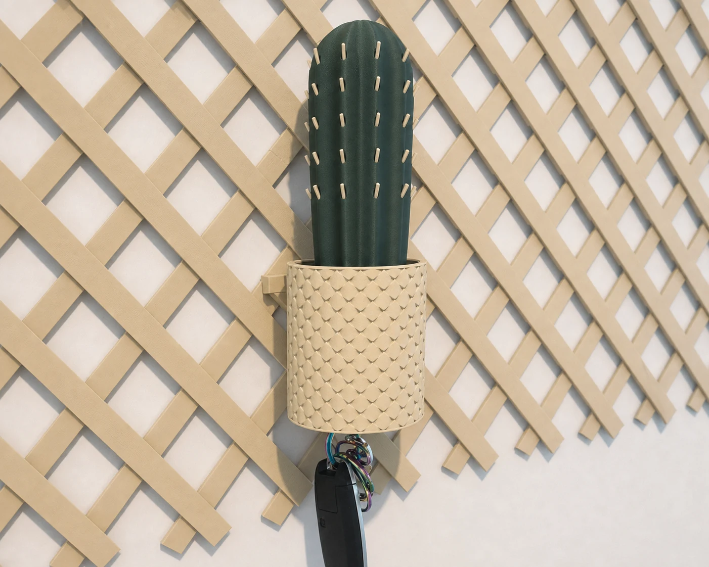 Cactus magnético guardallaves
