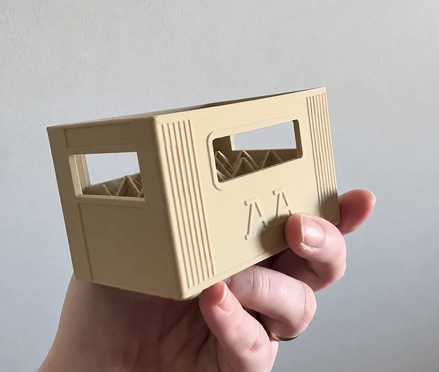 Cajas apilables para pilas y baterías